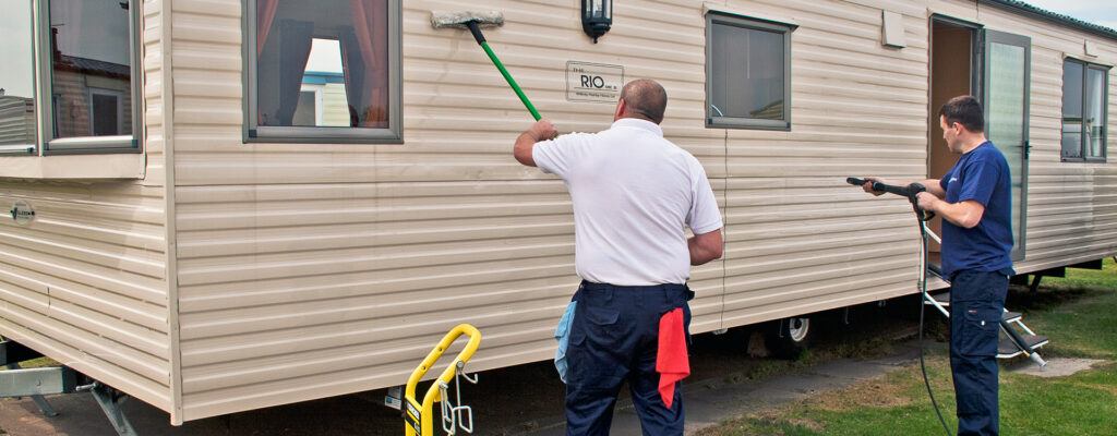 Caravan cleaning image